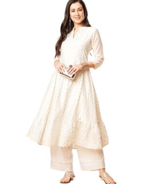 Women's Rayon Floral Regular Kurta